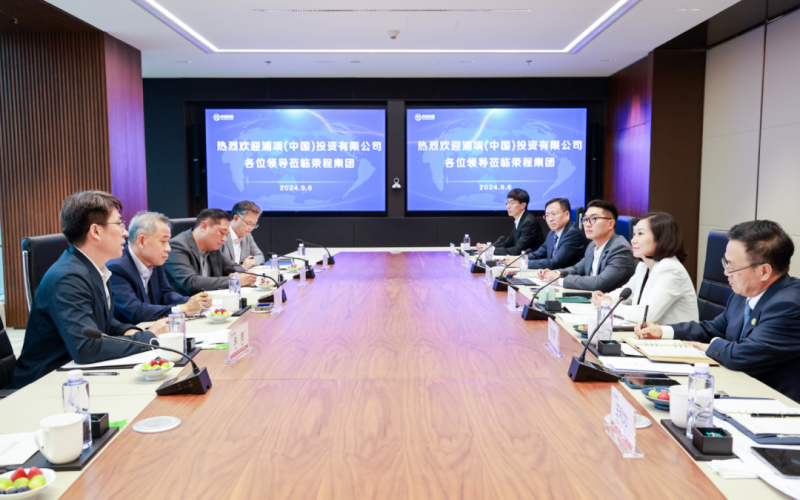浦項(xiàng)（中國(guó)）投資有限公司董事長(zhǎng)、總經(jīng)理宋容三到榮程集團(tuán)座談交流