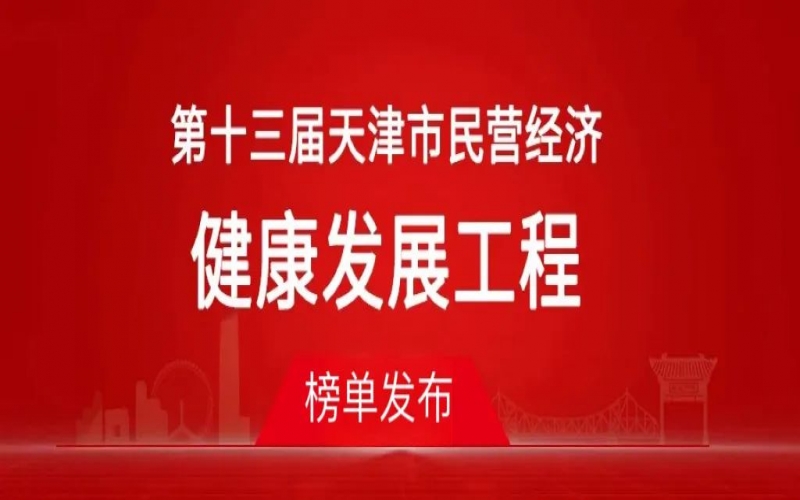 榮程集團(tuán)榮登天津市民營(yíng)經(jīng)濟(jì)健康發(fā)展工程多個(gè)榜單