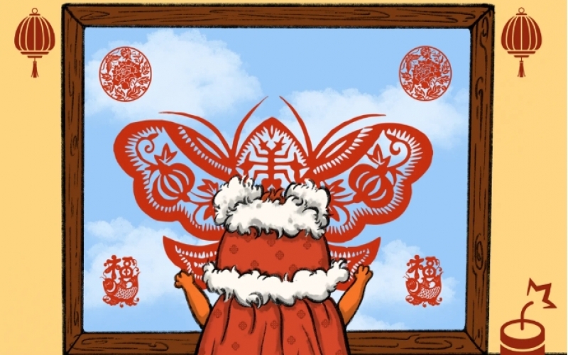 年味漸濃時(shí) - 臘月廿八，貼窗花